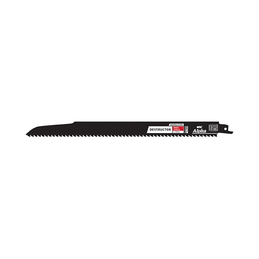DESTRUCTOR DEMOLITION - WOOD & NAILS RECIP BLADE - 5TPI 300MM - PKT 5